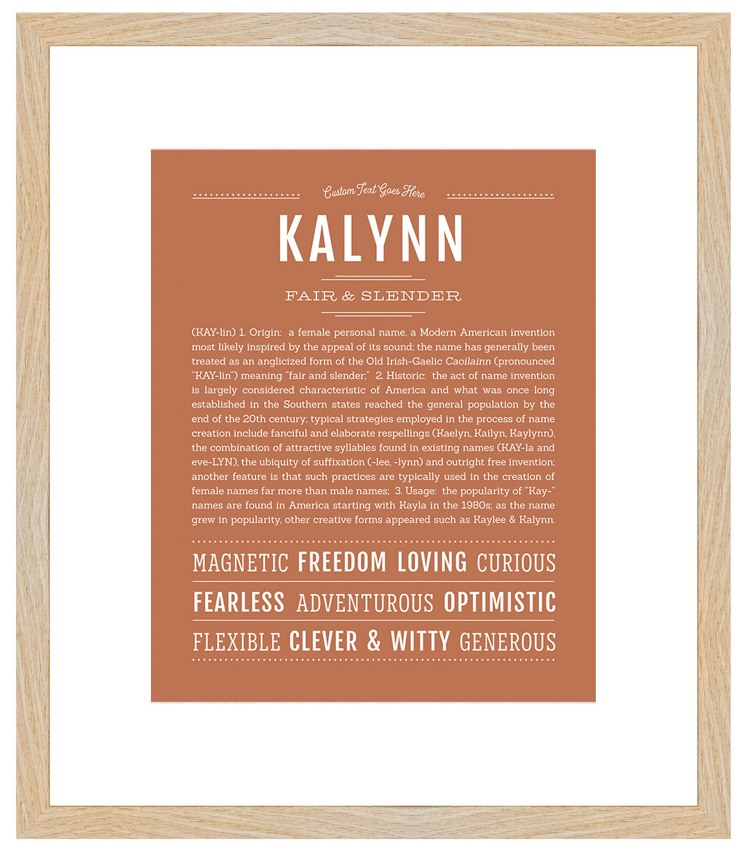 Kalynn | Name Art Print