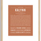 Kalynn | Name Art Print