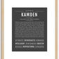 Kamden | Name Art Print