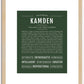 Kamden | Name Art Print