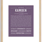 Kamden | Name Art Print