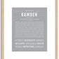 Kamden | Name Art Print