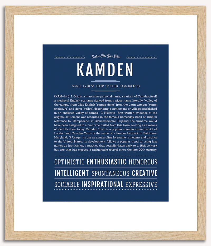 Kamden | Name Art Print