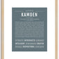 Kamden | Name Art Print