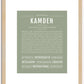 Kamden | Name Art Print