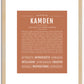 Kamden | Name Art Print