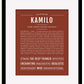 Frame Options | Bordeaux | Black Frame, Matted