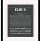 Frame Options | Charcoal Gray | Black Frame, Matted