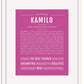 Frame Options | Dark Pink | White Frame, Matted