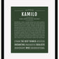 Frame Options | Deep Forest | Black Frame, Matted
