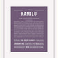 Frame Options | Deep Purple | White Frame, Matted