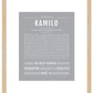 Frame Options | Light Gray | Maple Frame, Matted