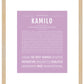 Frame Options | Lilac | Maple Frame, Matted