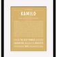 Frame Options | Matte Gold | Black Frame, Matted