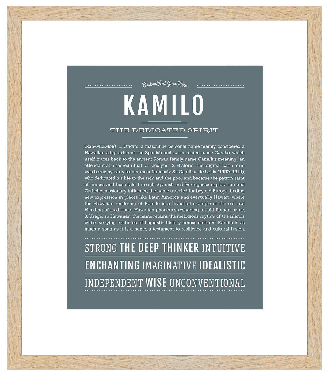 Frame Options | Night Rendezvous | Maple Frame, Matted