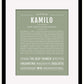 Frame Options | Sage | Black Frame, Matted