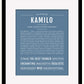 Frame Options | Steele Blue | Black Frame, Matted