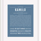 Frame Options | Steele Blue | White Frame, Matted