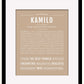 Frame Options | Tan | Black Frame, Matted