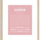 Kamron | Name Art Print