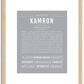 Kamron | Name Art Print