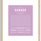 Kamron | Name Art Print