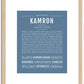 Kamron | Name Art Print