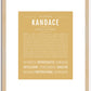 Kandace | Name Art Print