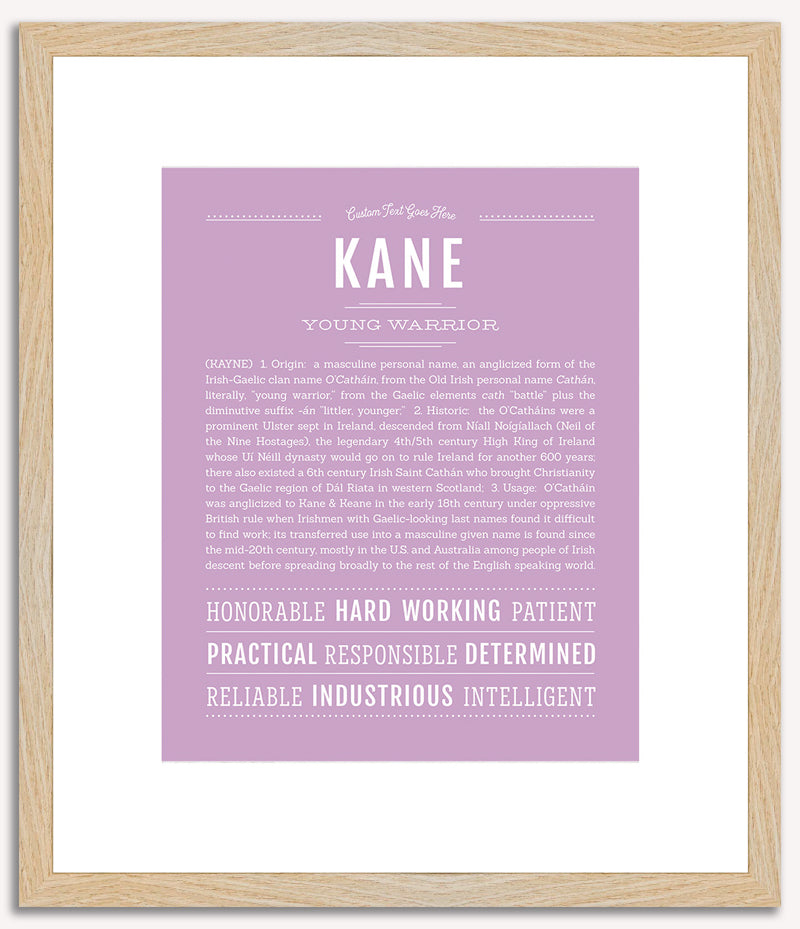 Kane | Name Art Print