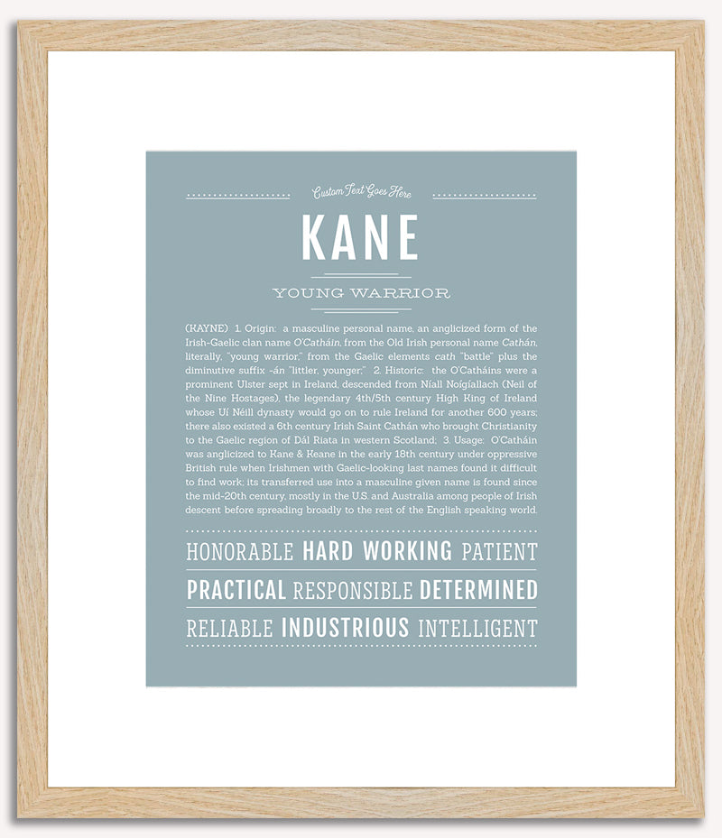 Kane | Name Art Print