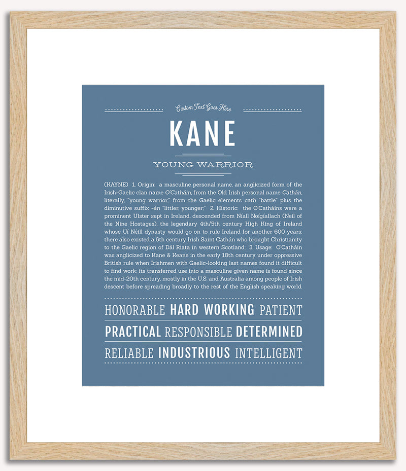 Kane | Name Art Print