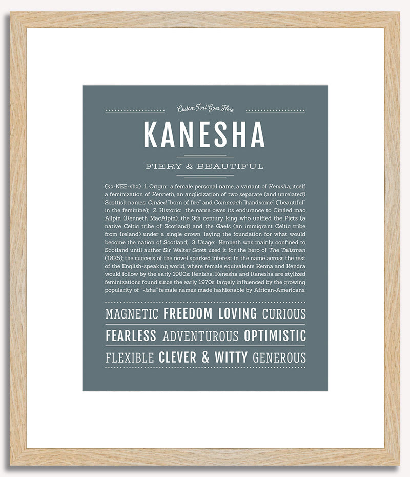 Kanesha | Name Art Print