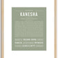 Kanesha | Name Art Print