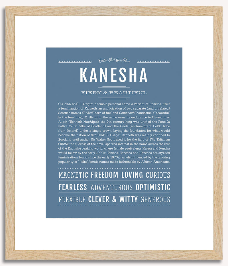 Kanesha | Name Art Print