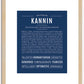 Kannin | Name Art Print