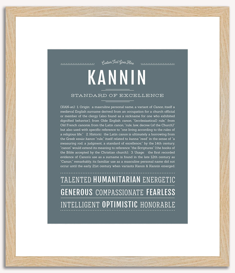 Kannin | Name Art Print