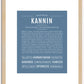 Kannin | Name Art Print