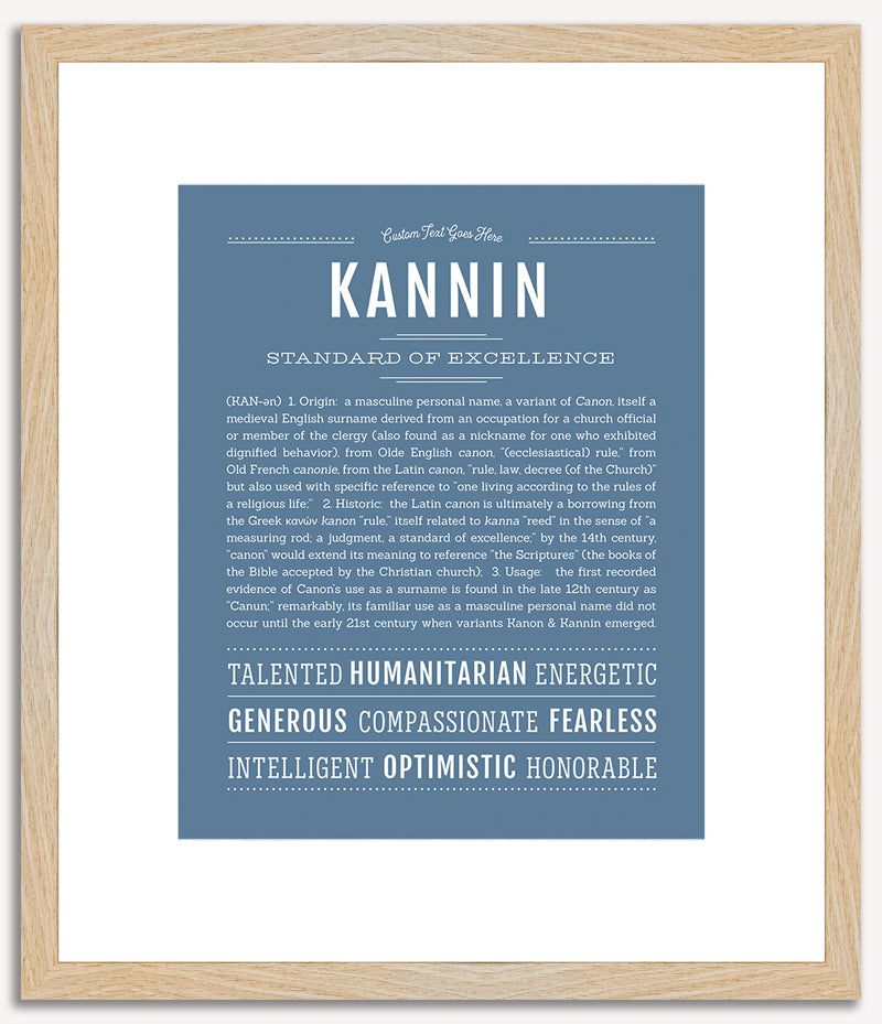 Kannin | Name Art Print