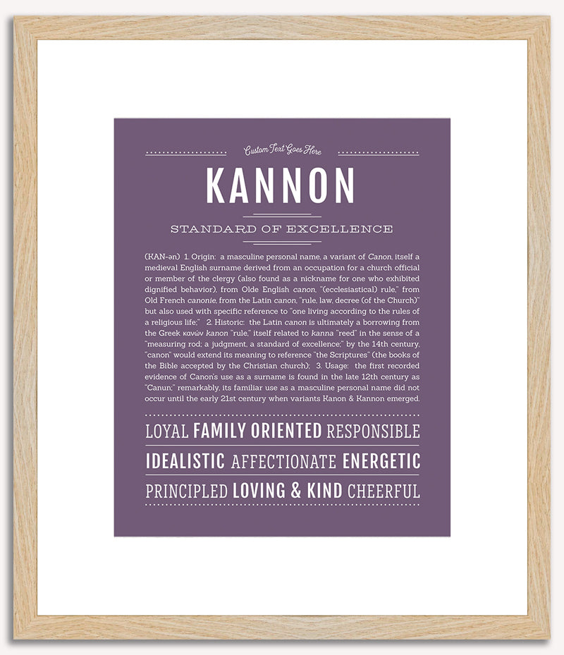 Kannon | Name Art Print