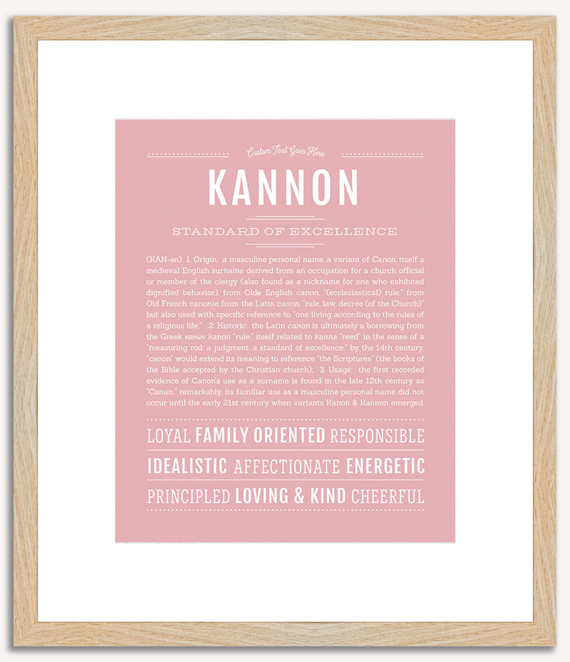 Kannon | Name Art Print