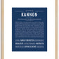 Kannon | Name Art Print