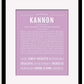 Frame Options | Lilac | Black Frame, Matted