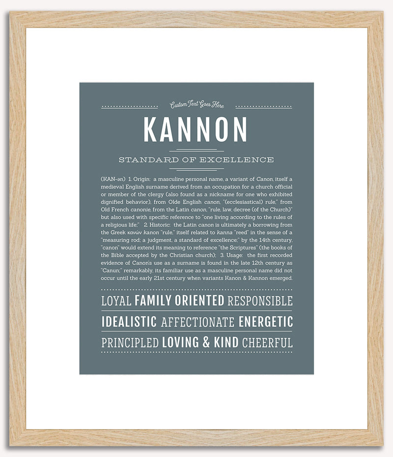 Kannon | Name Art Print