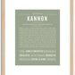 Kannon | Name Art Print