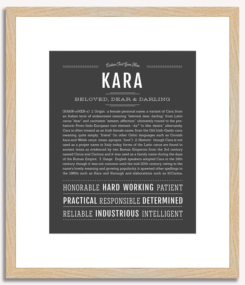 Kara | Name Art Print