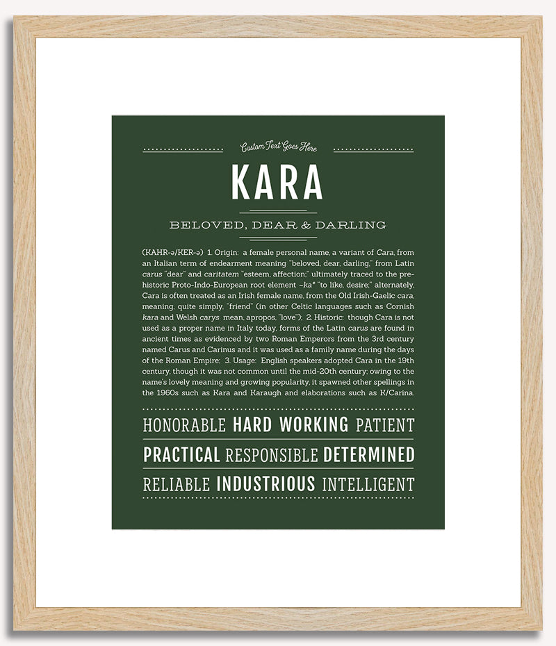 Kara | Name Art Print