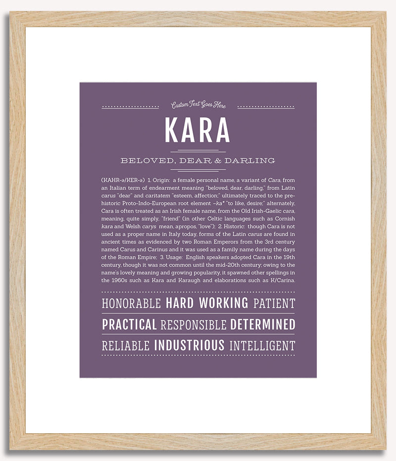 Kara | Name Art Print