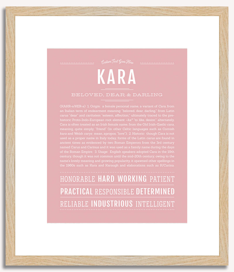 Kara | Name Art Print