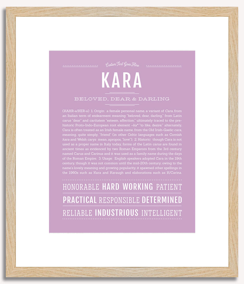 Kara | Name Art Print