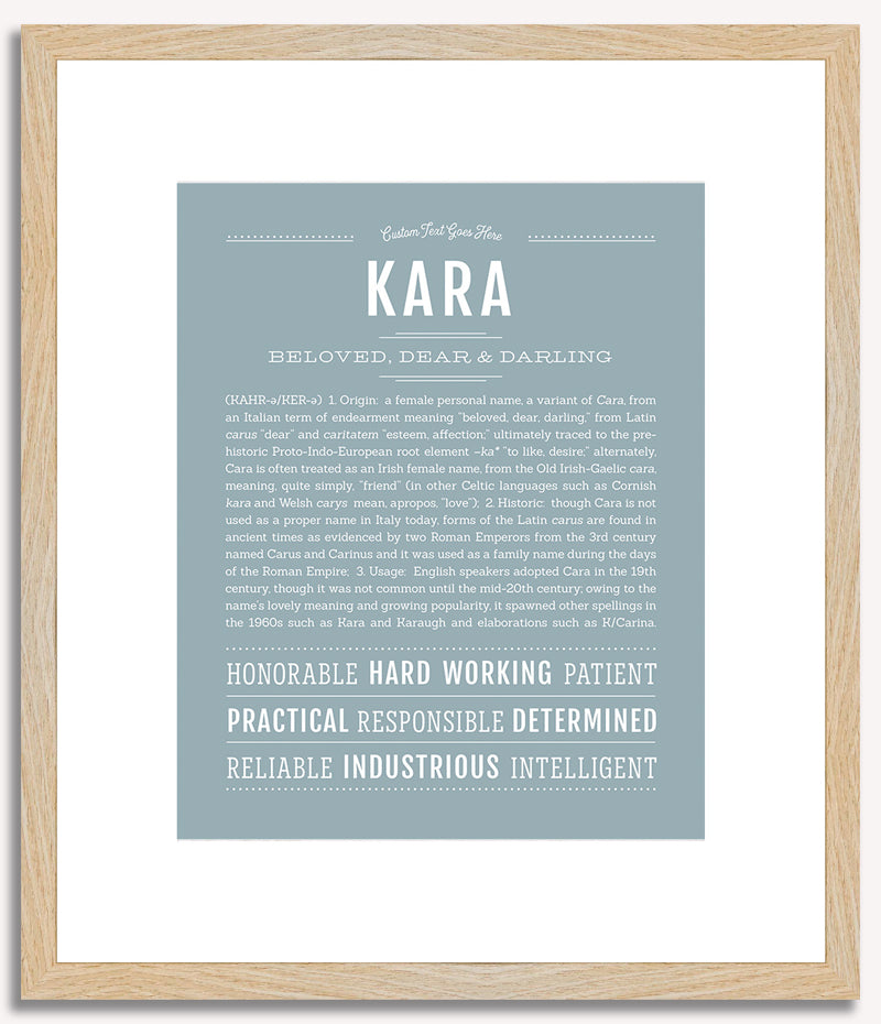 Kara | Name Art Print